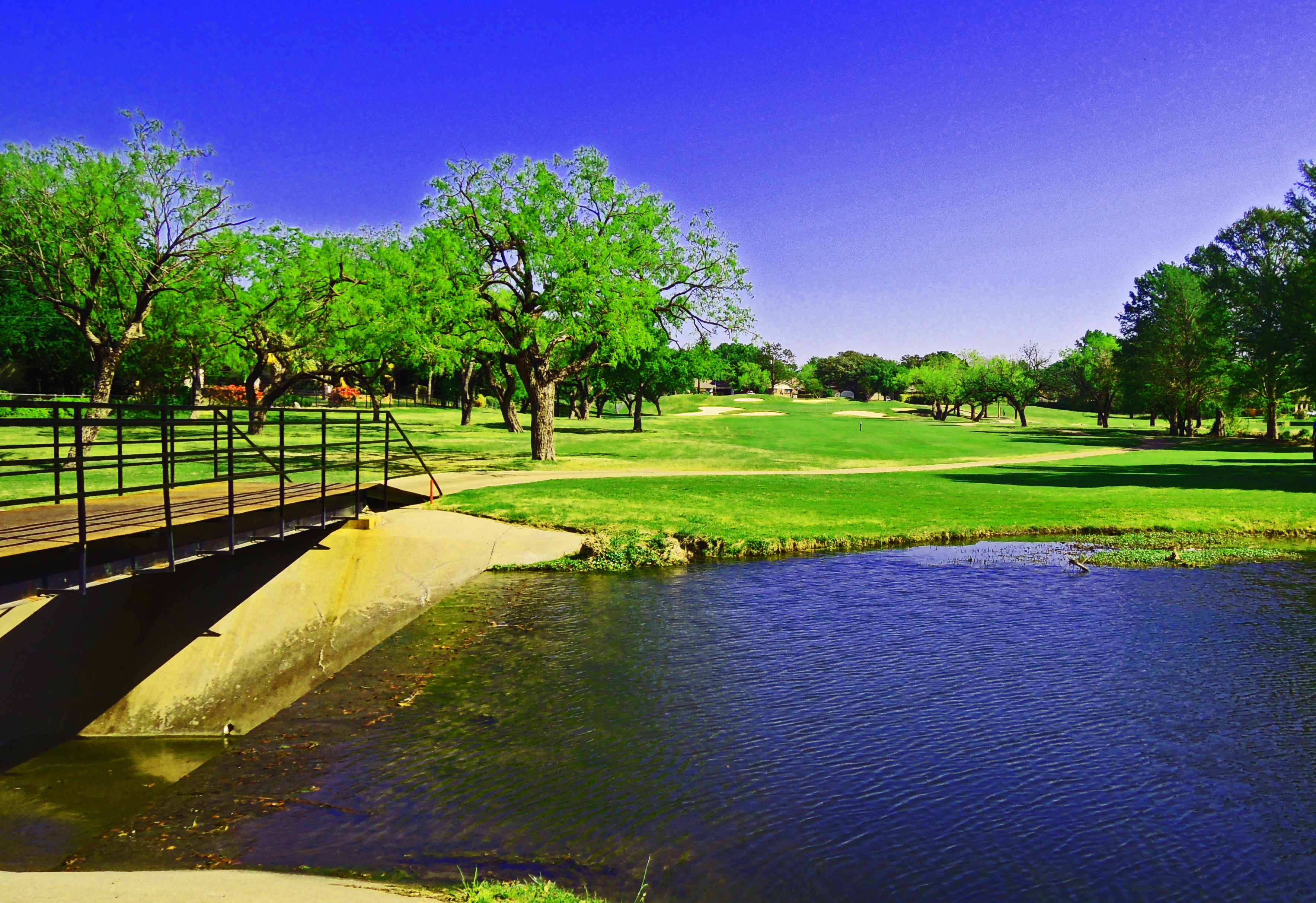 Masters Course 4th hole fairway and green