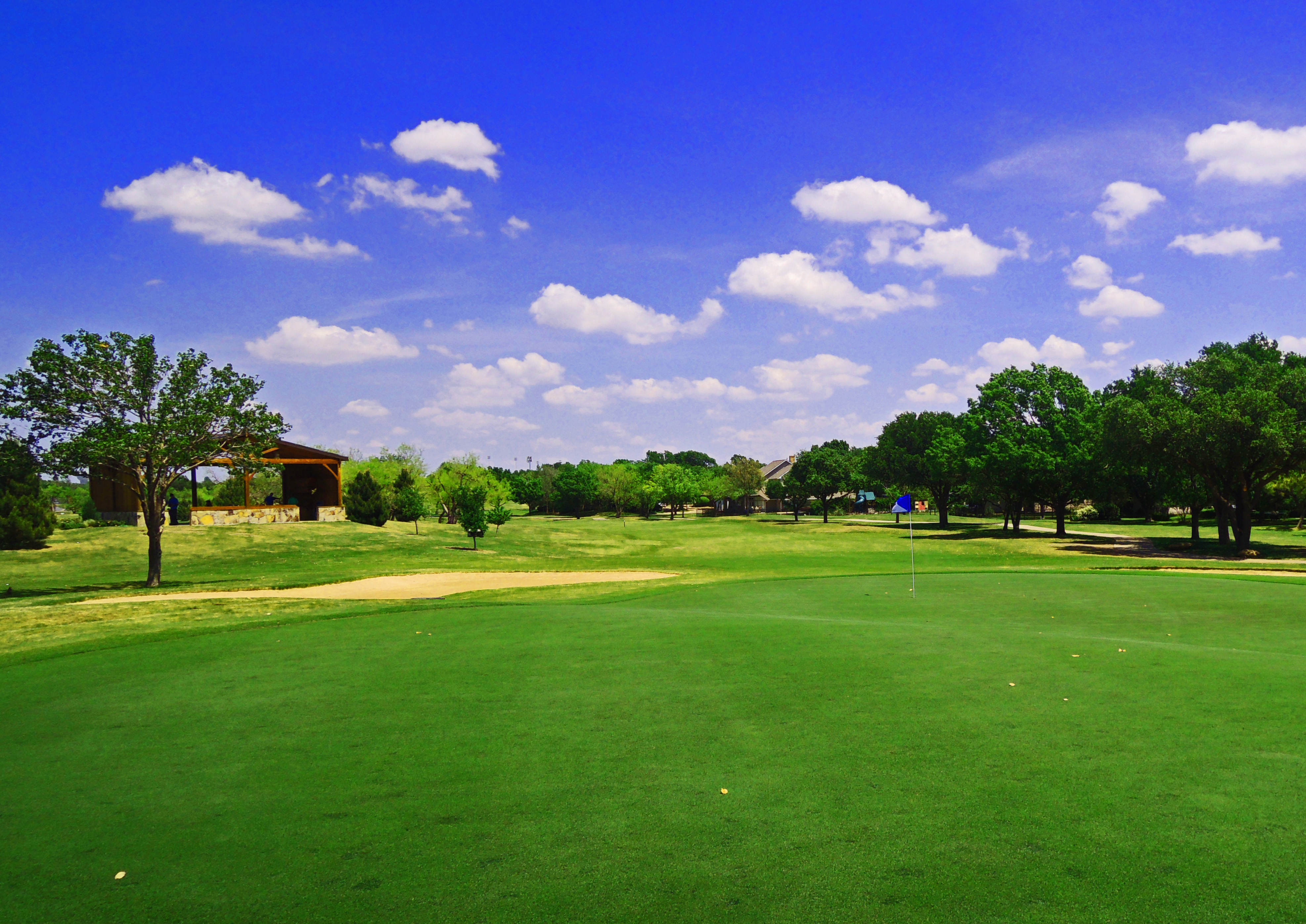 Championship Course 18th hole view
